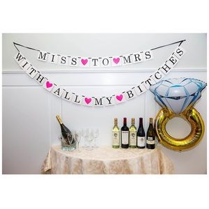 ✨Bachelorette Party Banner with Ring Balloon✨